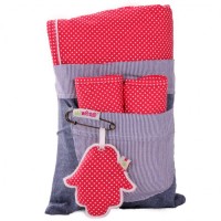 Minene Комплект хавлиена облегалка за количка + протектори за колани 