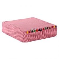 Minene Детска възглавница за стол Червено райе 