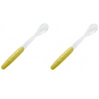 NUK Baby Feeding Spoons Extra-Soft Silicone Green