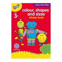 Galt Colour,Shapes and Sizes Sticker Book