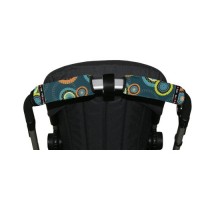 Tris and Ton Протектори за хоризонтална дръжка на количка с разделител принт зелени цветя