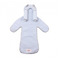 Minene Пухкава облегалка за столче за кола синьо 