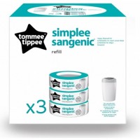 Tommee Tippee Комплект касети за хигиенен кош Simplee  3 броя 