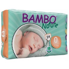 Bambo Nature Eco nappies Premature, 24pcs. - size 0