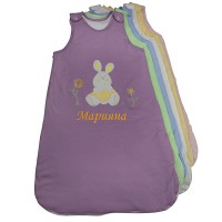 Ласка Summer Baby Sleeping Bag Bunny  with personal embroidery