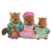 Battat Li’l Woodzeez Squirrel Family