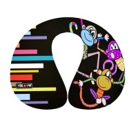 Tris and Ton Възглавничка за път принт маймунки