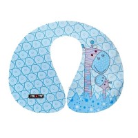 Tris and Ton Възглавничка за път сини жирафи