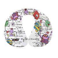 Tris and Ton Възглавничка за път принт чудовища