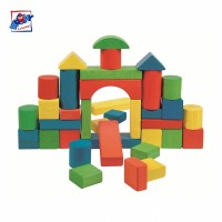 Woody Дървен конструктор цветен Макси -36 части 