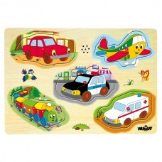 Woody Music Puzzle Vehicles